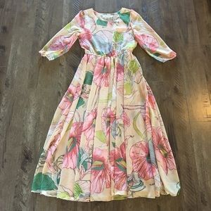 Chicwish Spring Scenery Floral Maxi Dress